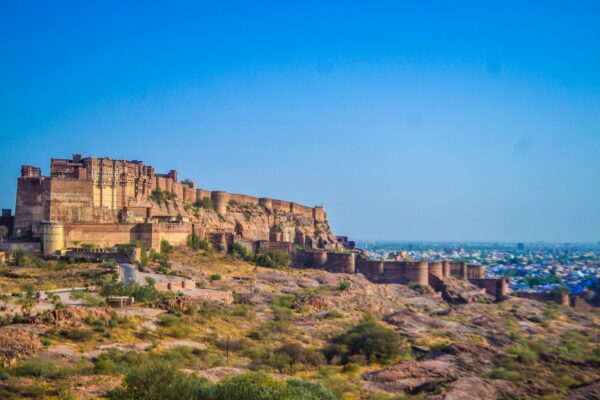 Swaminarayan Akshardham Temple Jodhpur – View of Majestic Mehrangarh Fort