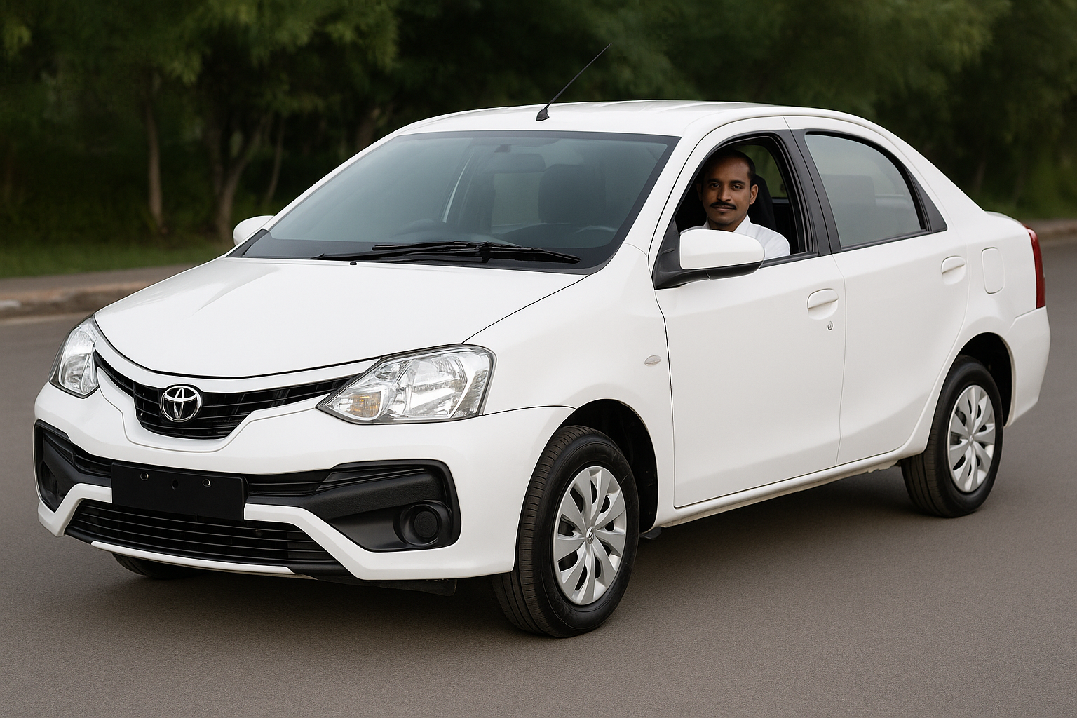 etios use for akshardham temple