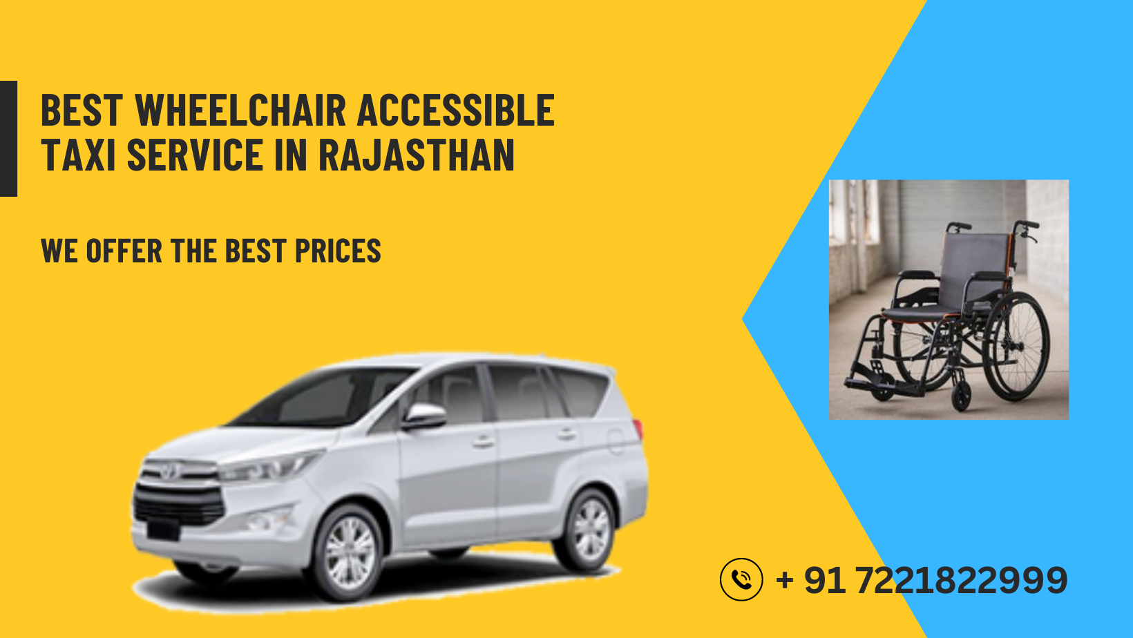 Best Wheelchair Taxi in Rajasthan