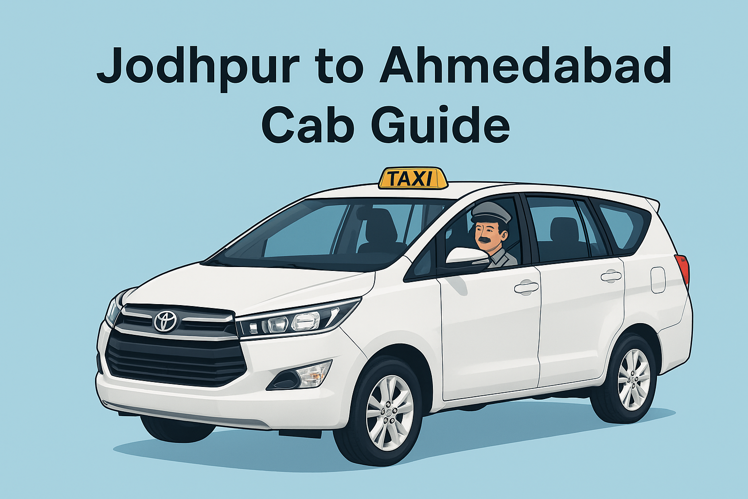 Jodhpur To ahmedabad cab service