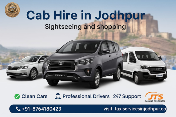 Jodhpur Taxi & Cab Service for private cab hire across the city
