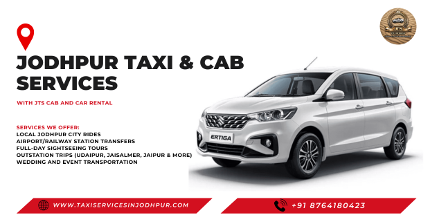 Jodhpur Taxi & Cab Service for reliable city travel with JTS Cab and Car Rental