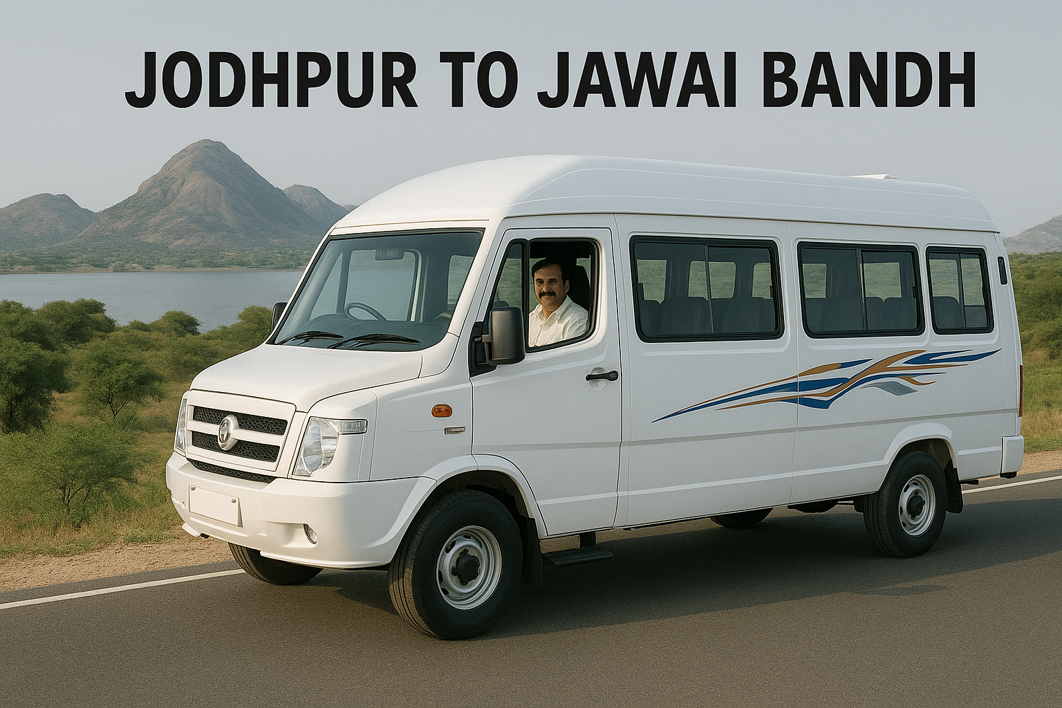 Tempo Traveller from Jodhpur to Jawai Bandh